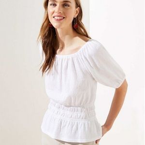 Loft Peplum Top